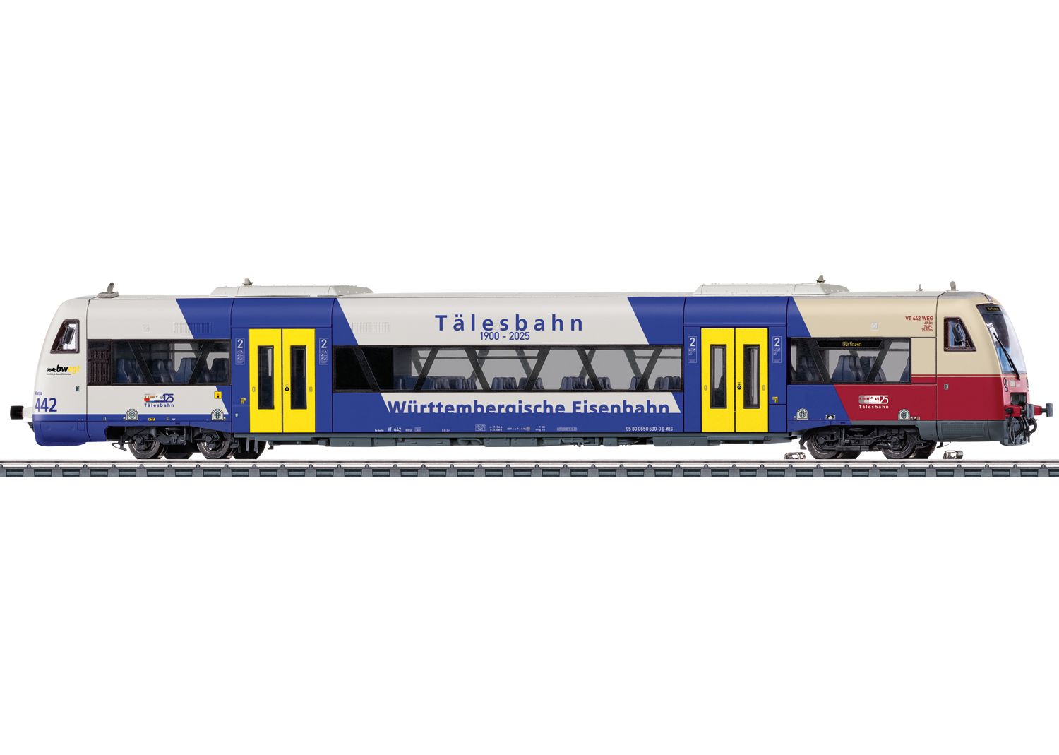 Märklin 36968 - H0 | Dieselmotorwagen Regio Shuttle RS1, "WEG"