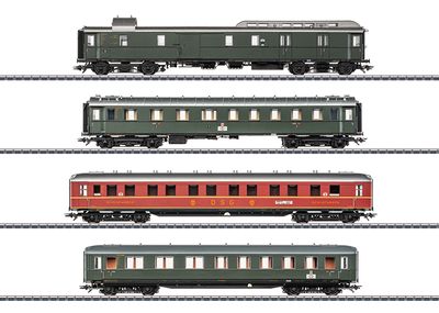 Märklin 42491 - H0 | Set van 4 sneltreinrijtuigen voor de D 74