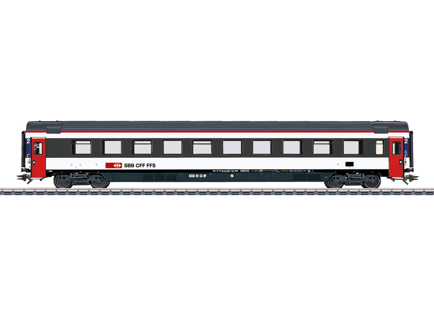 Märklin 43675 - H0 | Eurocity sneltreinrijtuig, SBB/CFF/FFS