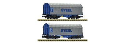 Fleischmann 6660173 - N | Set 2 schuifzeilwagens Shimmns ÖBB