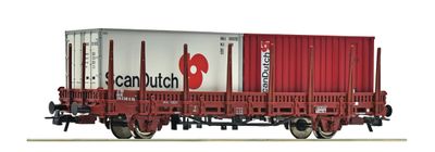 Roco 6600289 - H0 | Rongenwagen Kls NS met 2 containers ScanDutch
