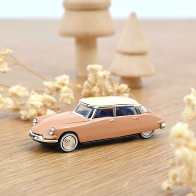 Norev 1:87 - Citroën DS 19 1959 Ecaille Blonde met wit dak