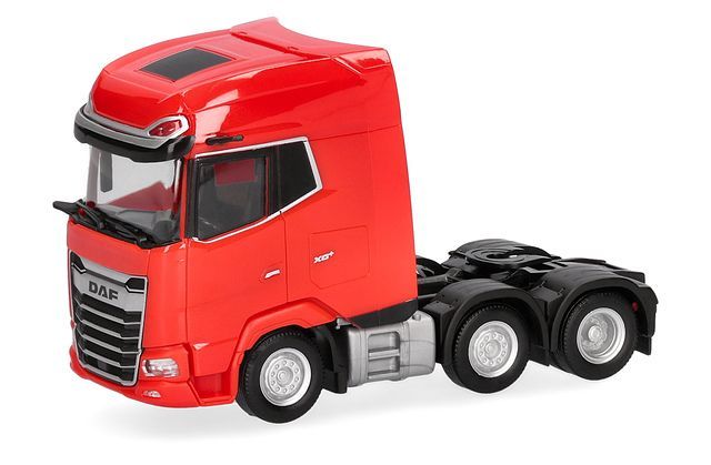 Herpa 1:87 - DAF XG+ facelift 3-assig (6x2), rood