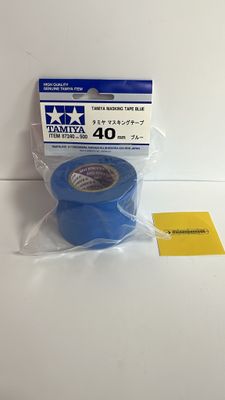 Tamiya 87240 - Afplaktape Blauw , 40 mm