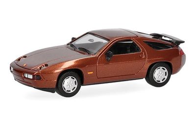 Herpa 1:87 - Porsche 928 S4, bruin metallic