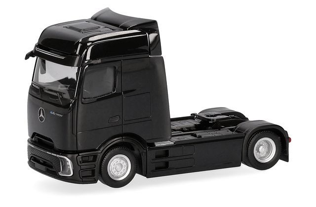 Herpa 1:87 - Mercedes-Benz eActros 600 ProCabin BigSpace 2-assig, zwart