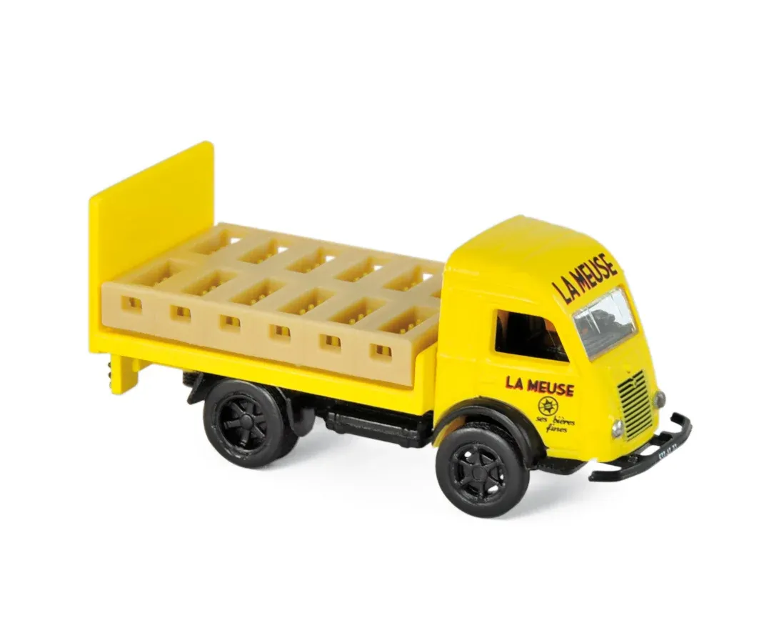 Norev 1:87 - Renault Galion 1963 Brasseur avec Bouteilles, Geel