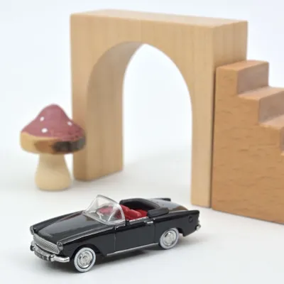 Norev 1:87 - Simca Aronde P60 Océane 1960, Zwart