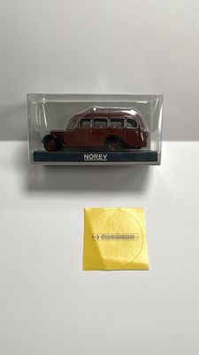 Norev 1:87 - Citroën U23 Autocar 1947, Donkerrood