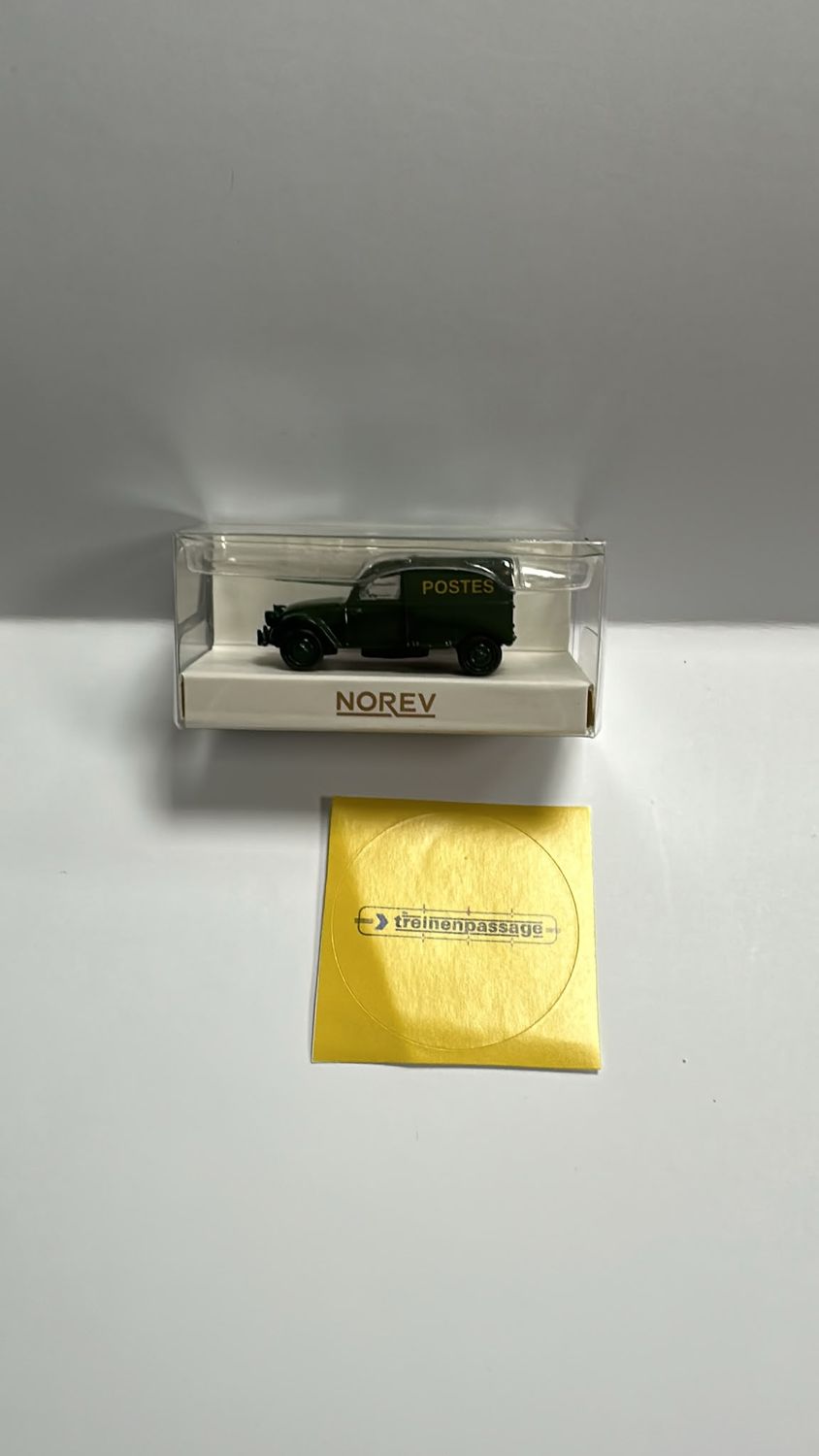 Norev 1:87 - Citroën 2CV AU Postes 1952, Groen