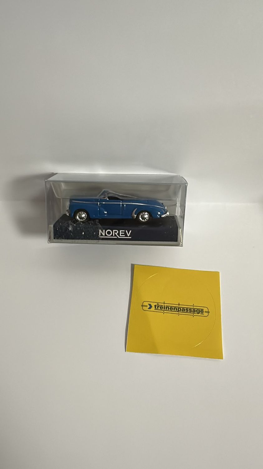 Norev 1:87 - Peugeot 203 Cabriolet 1952, Blauw