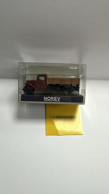 Norev 1:87 - Citroën Type 23 Pritsenwagen 1952, Wijnrood/Lichtbruin