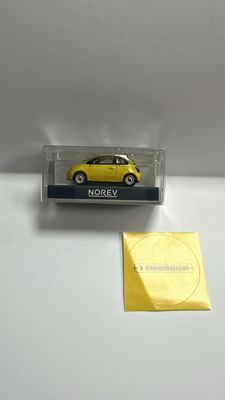 Norev 1:87 - Fiat 500C 2009, Geel