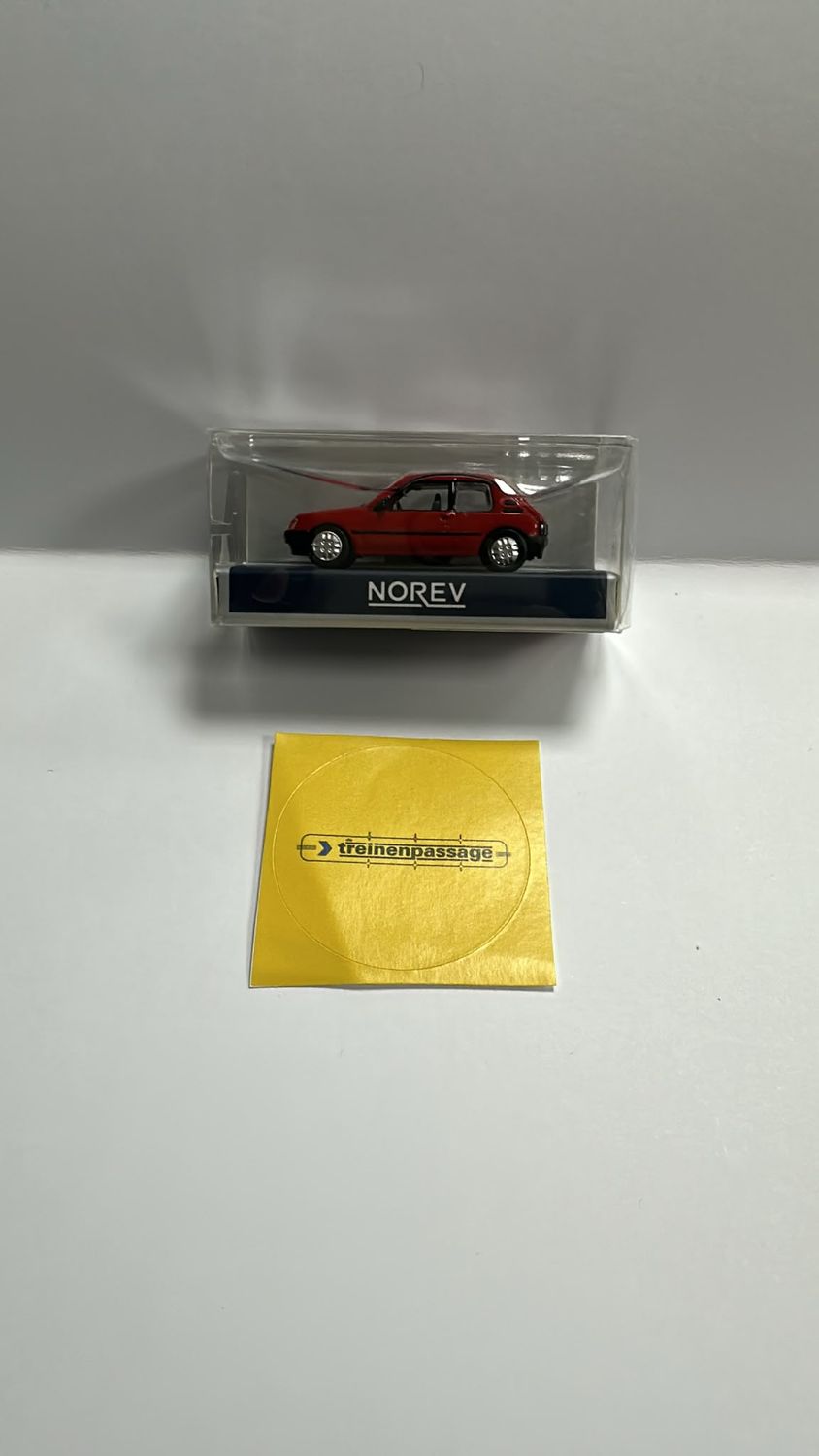 Norev 1:87 - Peugeot 205 XR, 1985, rood