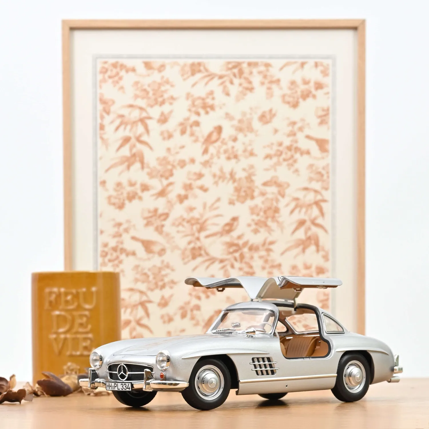 Norev 1:18 - Mercedes-Benz 300 SL 1954, Silver