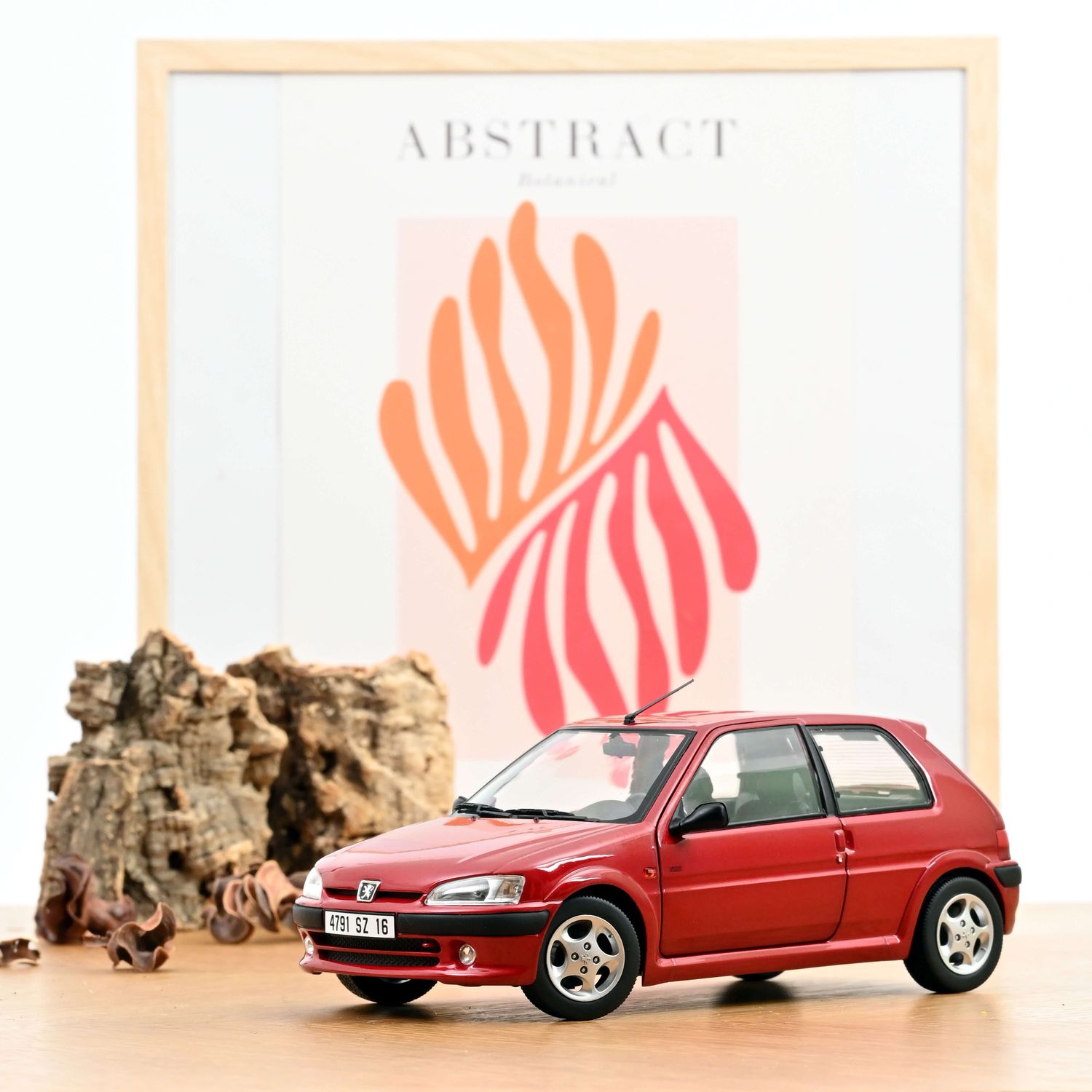 Norev 1:18 - Peugeot 106 S16 1998, Lucifer Red