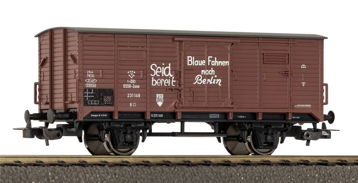 PIKO 24567 - H0 | Gesloten goederenwagon G02 FDJ DR