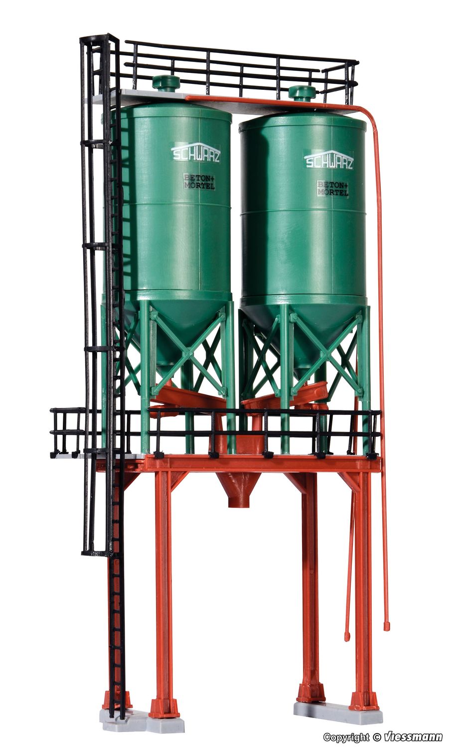 Kibri 39931 - H0 | Dubbele silo SchwarzBau