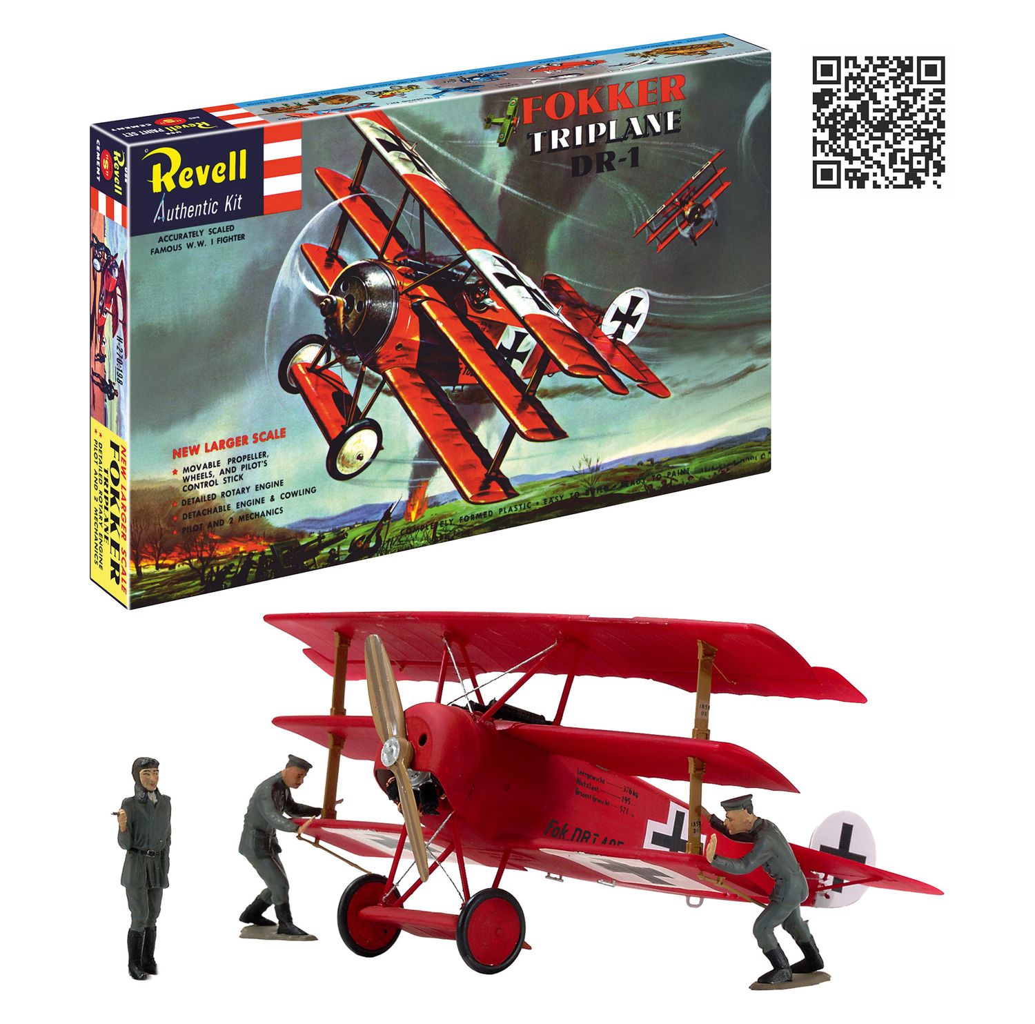 Revell 03762 - 1:28 | Fokker Triplane DR.1 (H-270:198)