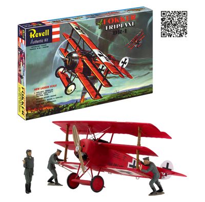 Revell 03762 - 1:28 | Fokker Triplane DR.1 (H-270:198)