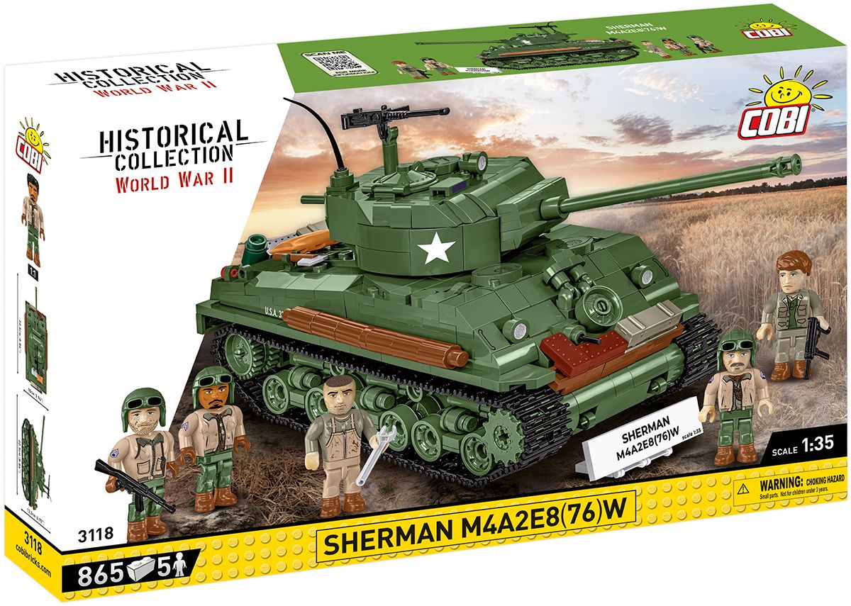 COBI 3118 - 1:35 | Sherman M4A2E8(76)W