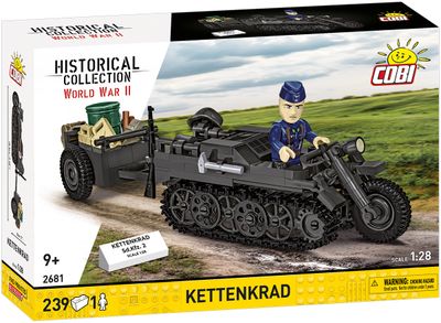 COBI 2681 - 1:28 | Sd.Kfz. 2 Kettenkrad met aanhanger