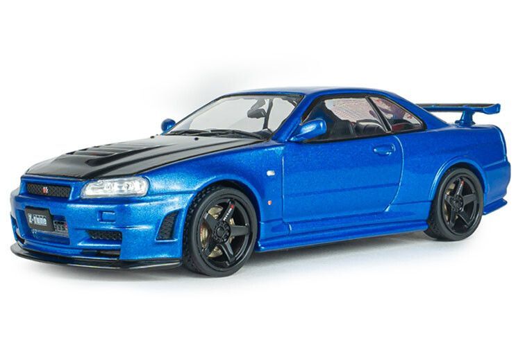 Solido 1:43 - Nissan Skyline GT-R (R34) Z-Tune Bayside Blue