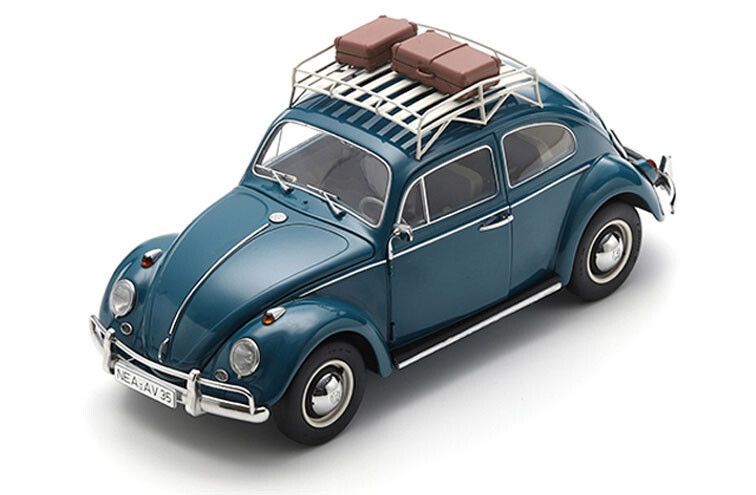 Schuco 1:18 - Volkswagen Kever Travel Time blauw