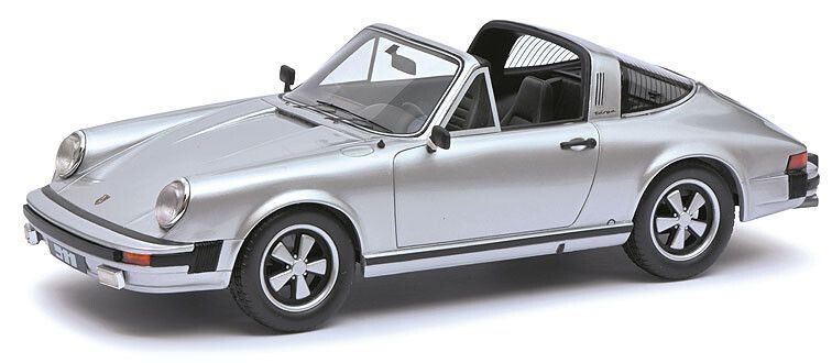 Schuco 1:18 - Porsche 911 Targa 1977 zilver