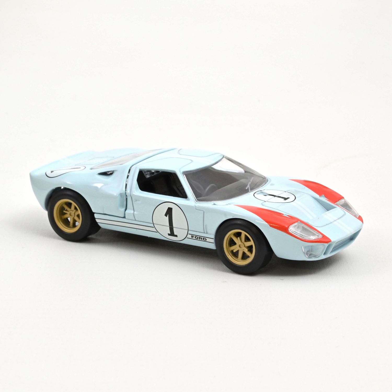 Norev 1:43 - Ford GT40 (1966) #1, blauw