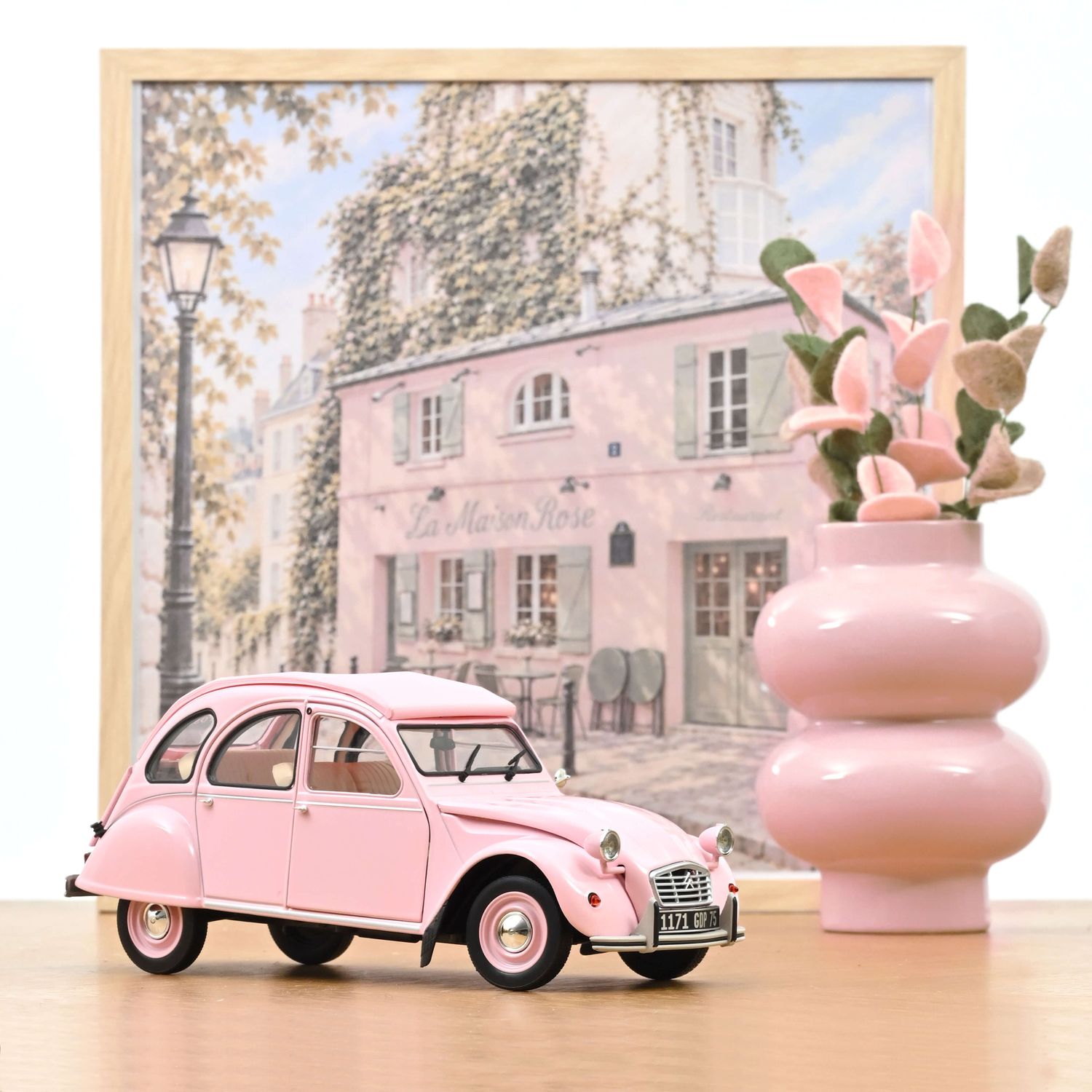 Norev 1:18 - Citroën 2CV (1986), Paris mon amour, rozé