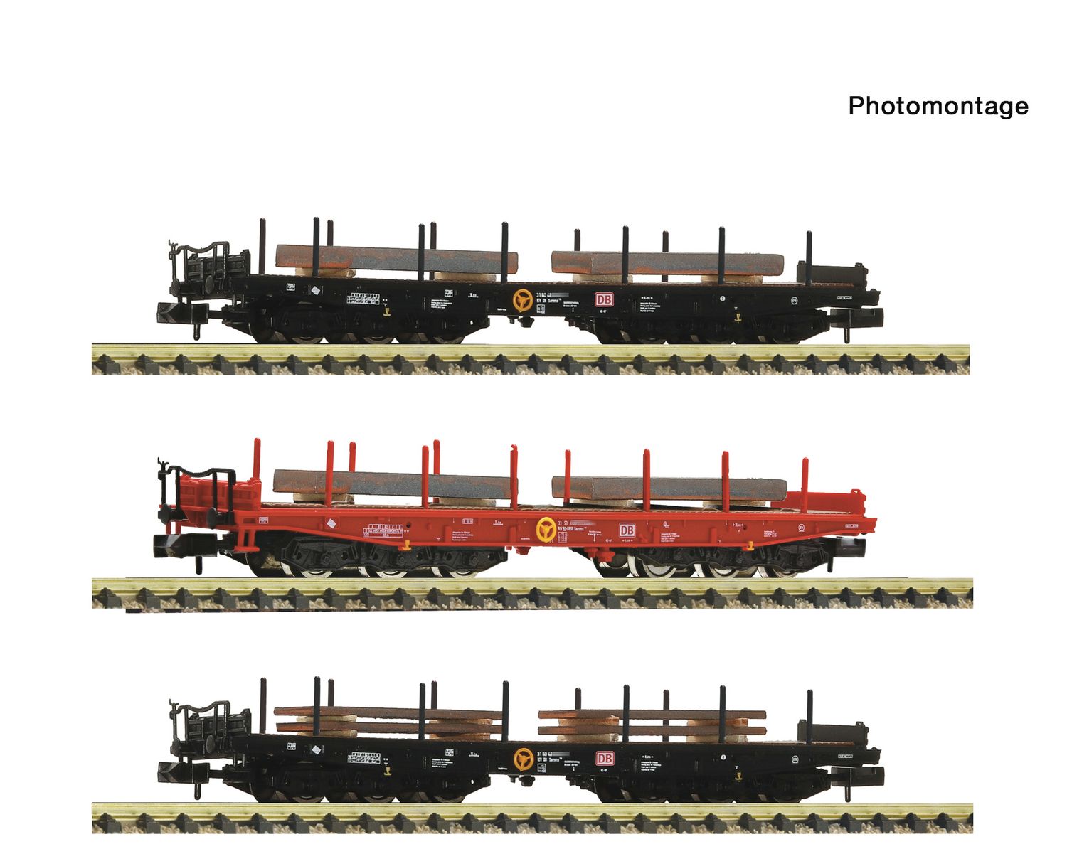 Fleischmann 6660206 - N | 3-tlg. Set 1: Stahlzug, DB AG