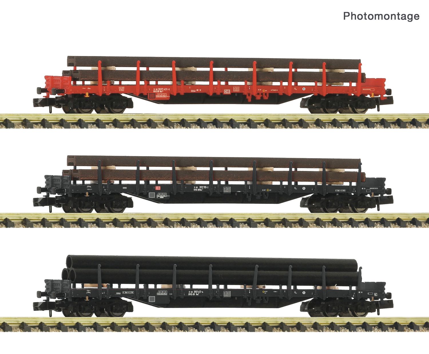 Fleischmann 6660207 - N | 3-tlg. Set 2: Stahlzug, DB AG