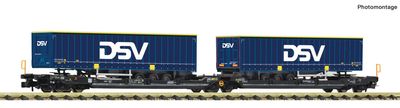 Fleischmann 6660141 - N | Doppeltaschen-Gelenkwagen T3000e, TX Logistik
