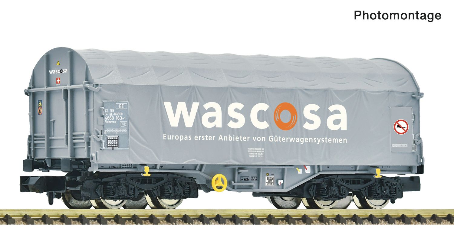 Fleischmann 6660188 - N | Schiebeplanenwagen, Wascosa