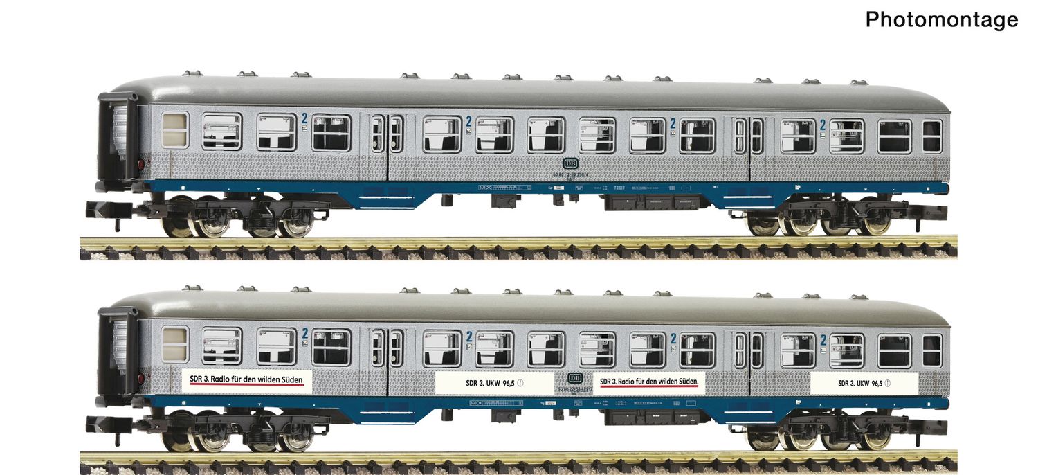 Fleischmann 6260112 - N | 2-tlg. Set: Nahverkehrswagen, DB