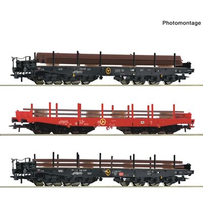 Roco 6600350 - H0 | 3-tlg. Set 1: Stahlzug, DB AG/OnRail