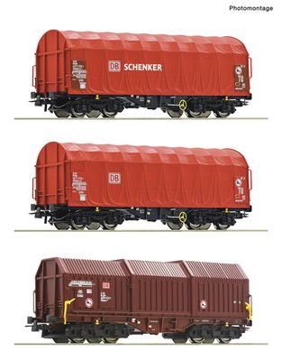 Roco 6600368 - H0 | 3-tlg. Set 4: Stahlzug, DB AG