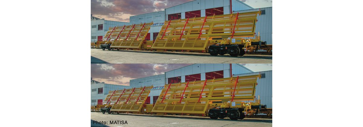 Roco 6600505 - H0 | 2er Set Weichentransportwagen DB AG