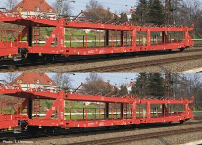 Roco 6600409 - H0 | 2-tlg. Set: Autotransportwagen, DB AG