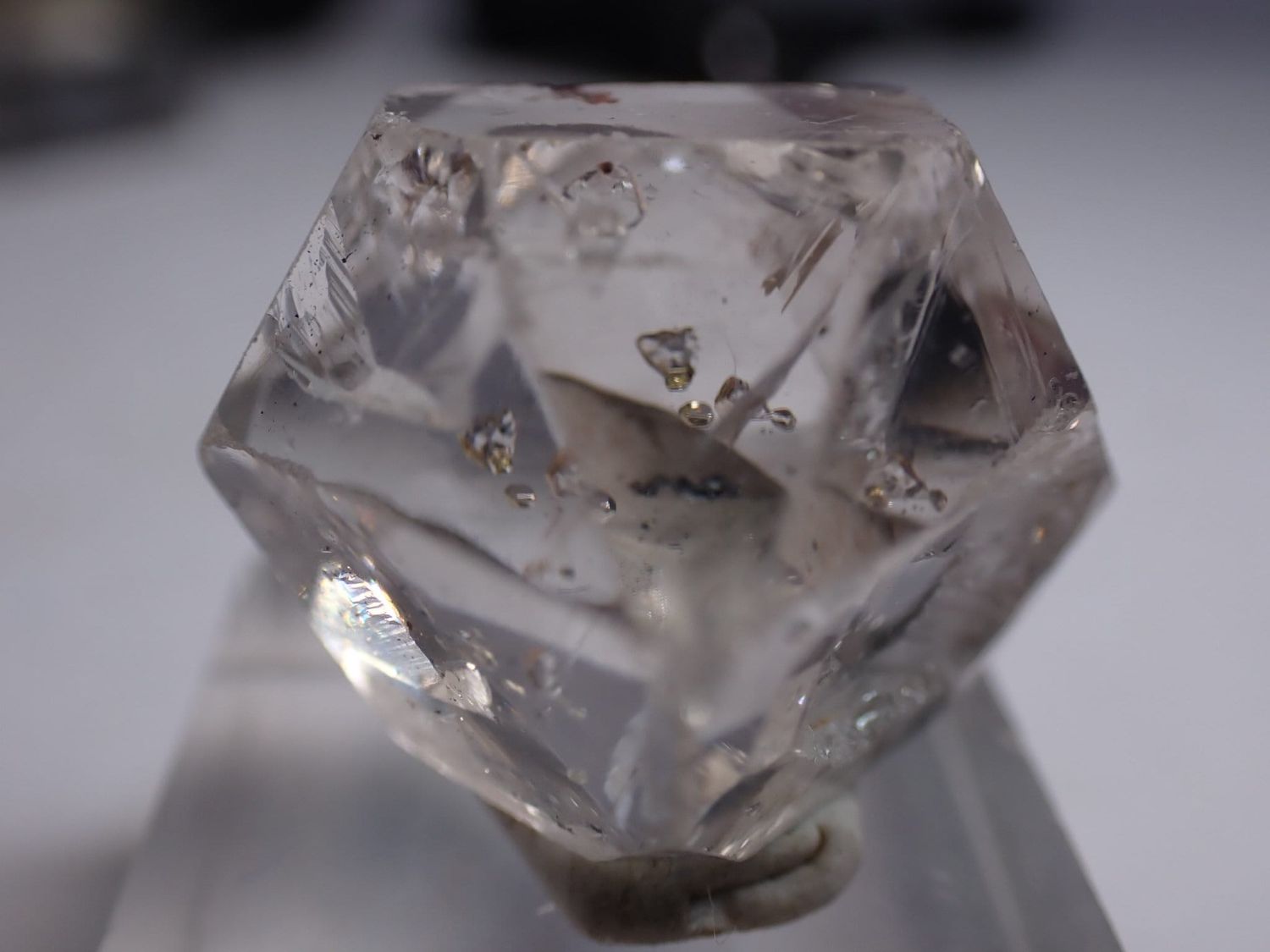 XL Quartz diamant Herkimer biterminé