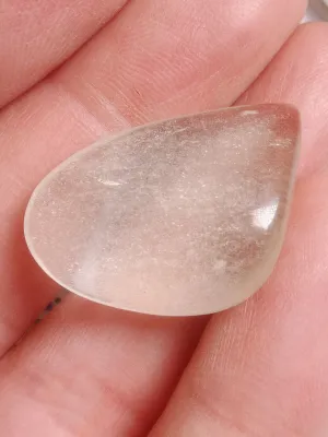 Galet verre libyque LDG cristobalite