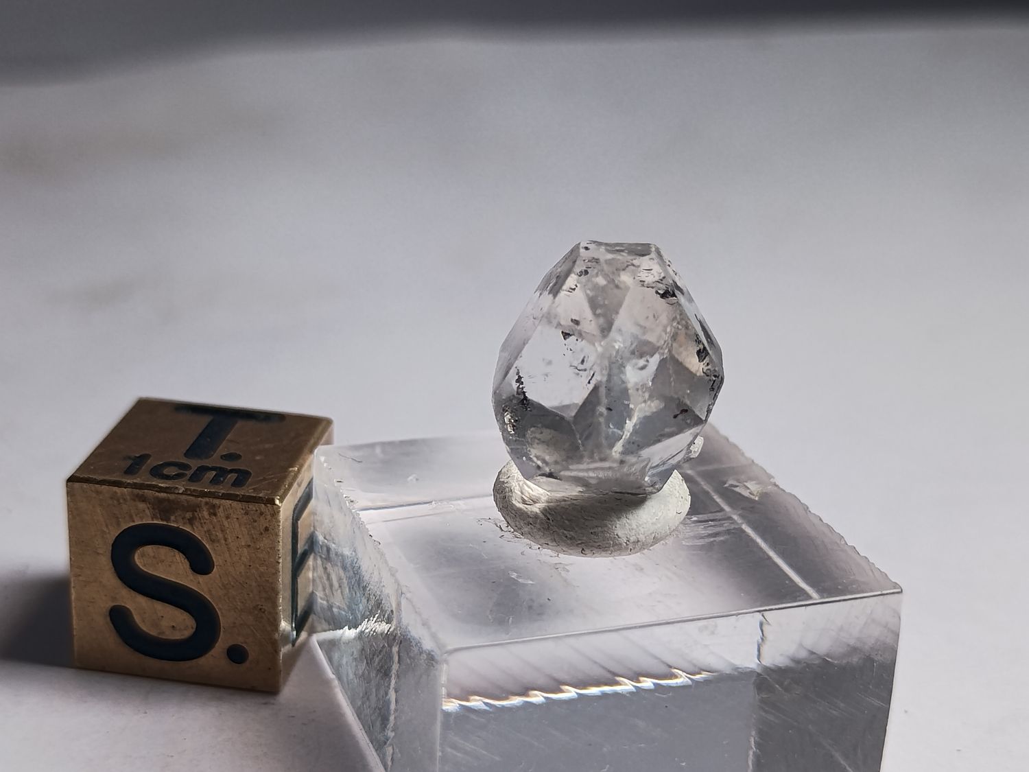 Quartz diamant Herkimer bitermin‚