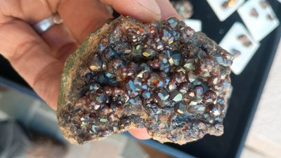 Rainbow garnet🌈 rough specimen