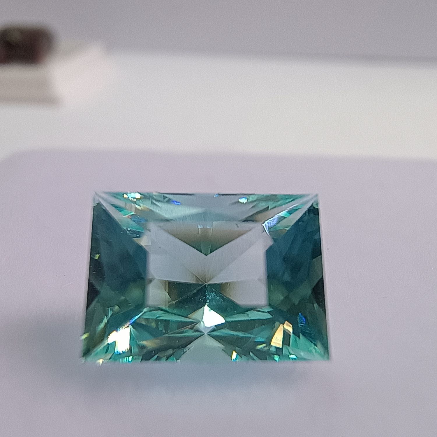 Béryl vert d&#39;eau princesse 1,1ct