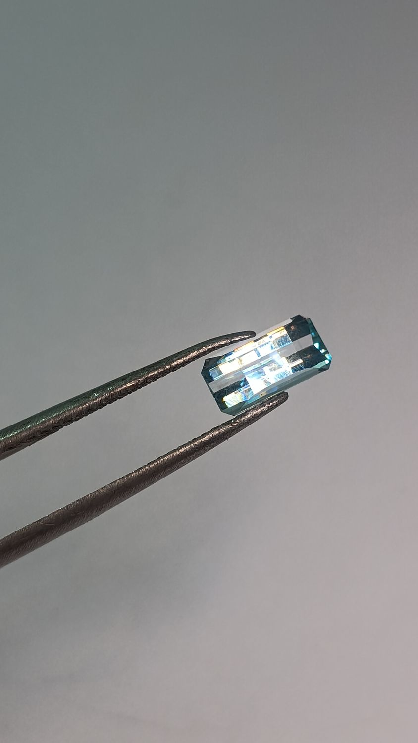 Béryl vert d'eau pixel 1,1ct