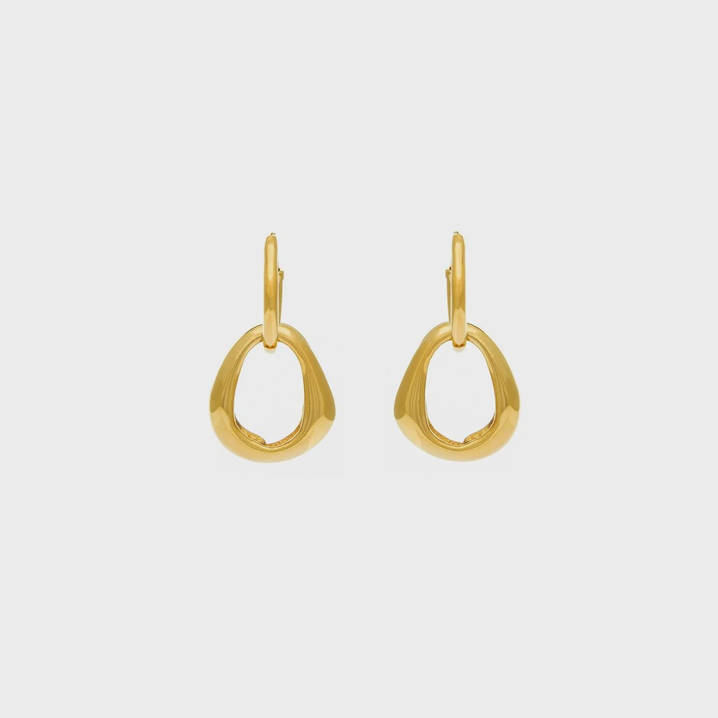 Puka Gold Earrings