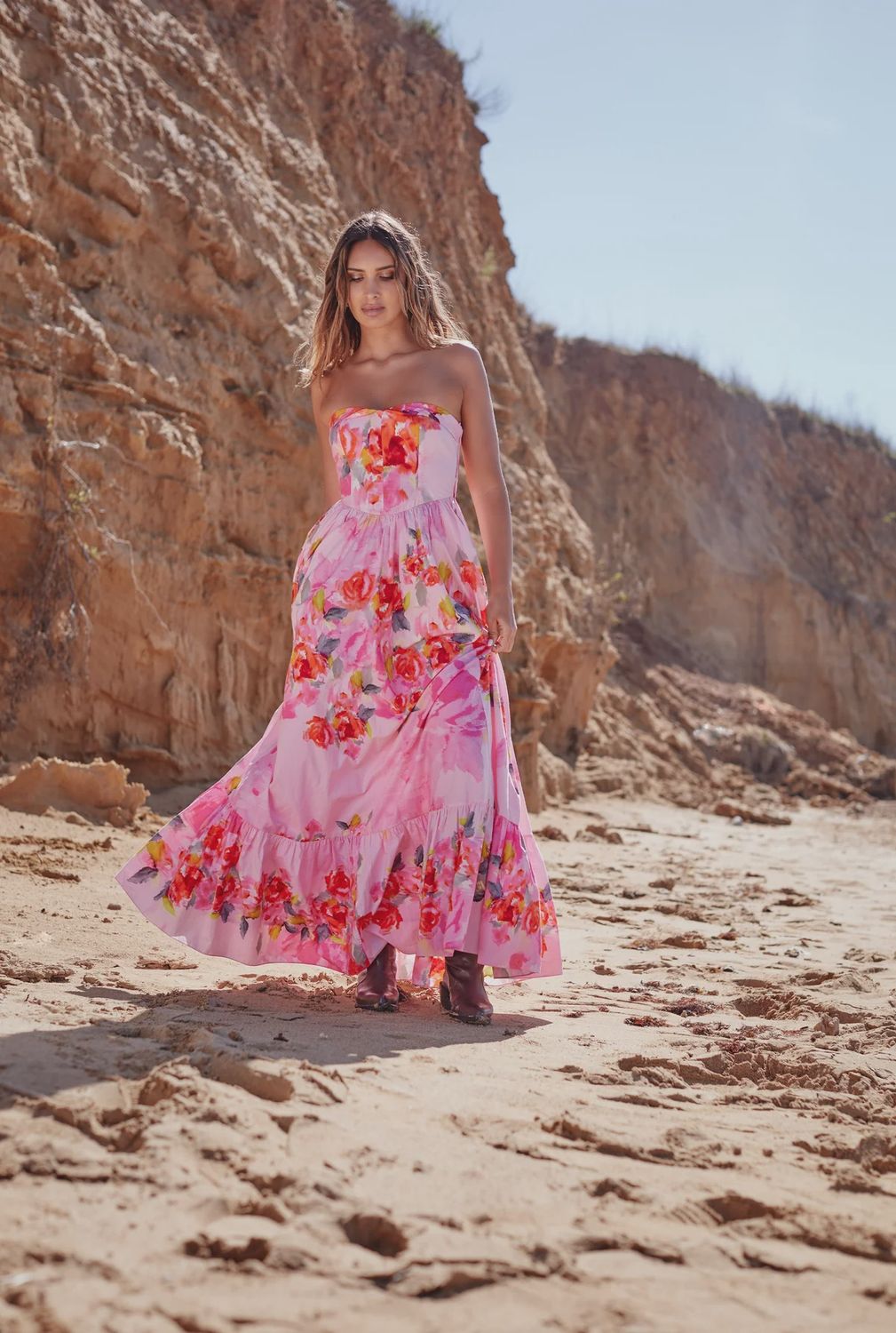 Rosa Corset Long Dress