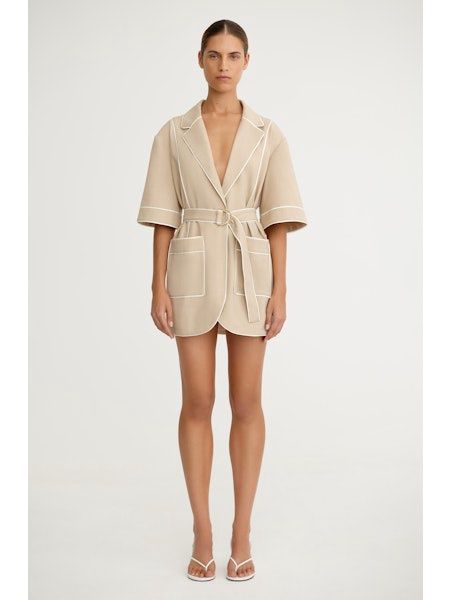 Abrielle Shirt Dress Sand
