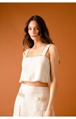 Nolita Flax Crop Top, Size: X-Small